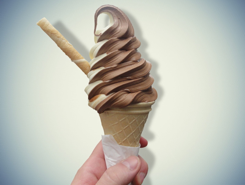 hand, Ice, unhealthy eating, vanilla ice cream, ice cream cone, chocolate, indulgence, Ice Cream, Ice, 1080P, Dessert, chill, one person, indoors, cone