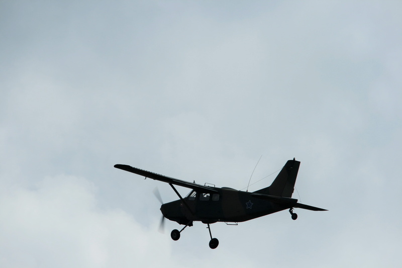 motion, propeller, mid-air, south african air force museum, fixed wing, nature, sky, 4K, copy space, no people, mode of transportation, display, aerospace industry