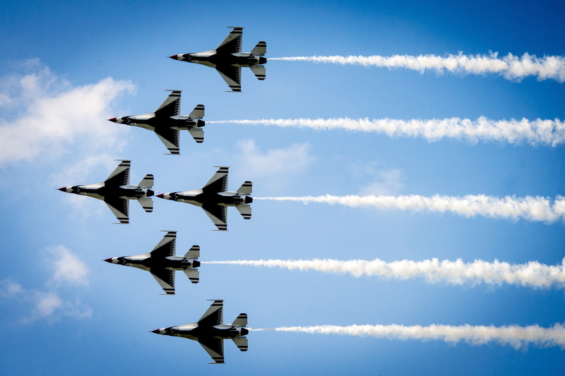 formation flying, air vehicle, outdoors, mid, air show, fighter plane, air force, military airplane, thunderbirds, military, army, airshow, navy, flying