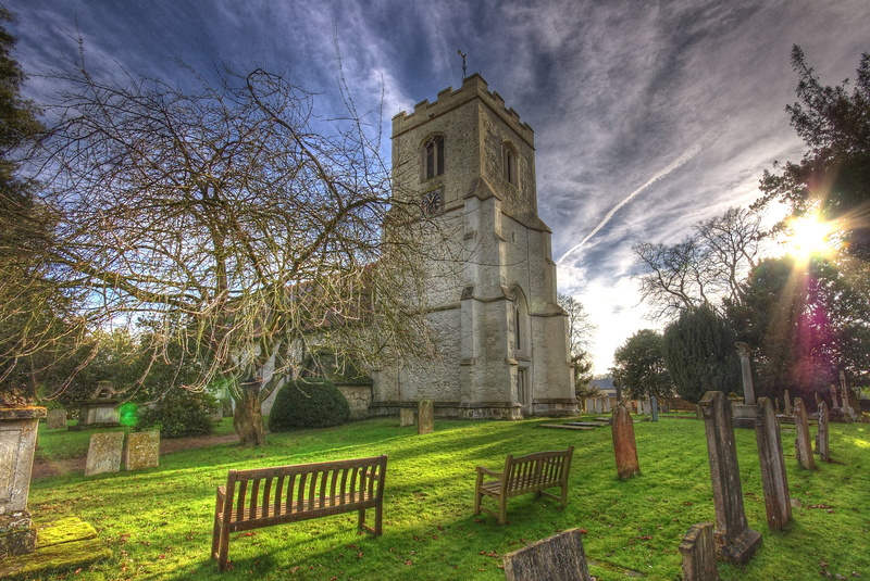 church, cemetery, tombstones, nikon, photomatix, colorful, concrete, bench, sky, spirituality, colourful, beautiful, color, graveyard, hdr, graves, uk
