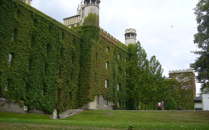 park, tree, growth, Uk, Buildings, plant, the past, green color, sky, built structure, nature, building exterior, building, no people, architecture, low angle view