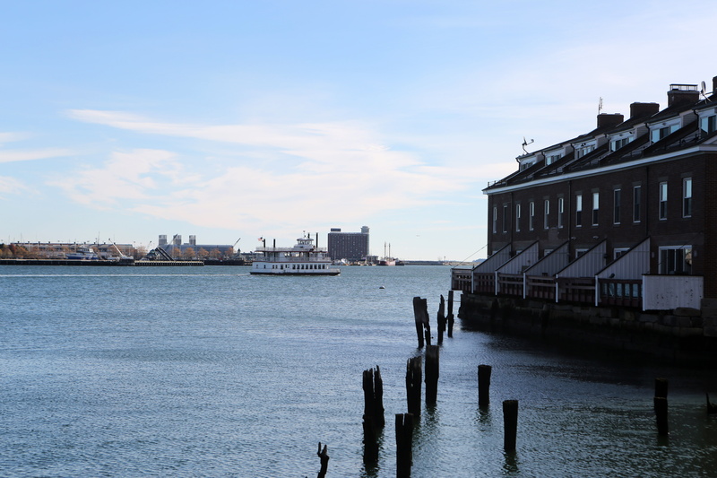 architecture, city, photo, pier, building, no people, sea, harbor, boat, boston, public domain, wooden post, masachusetts, Port of Boston, water, built structure