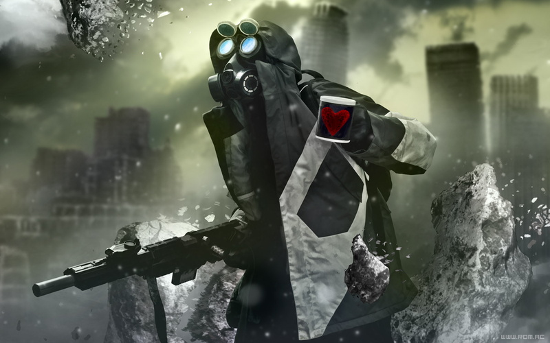 creepy, apocalyptic, horror, sci-fi, scary, fiction, dark, romantically, 1080P, futuristic, science, comic, gasmask, gas, technics, mask