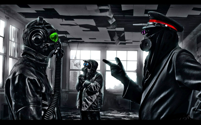 dark, horror, romantically, gasmask, apocalyptic, mask, scary, creepy, gas, sci-fi, futuristic, 1080P, comic, science, fiction, technics