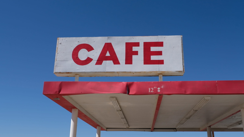 sky, amboy, route66, united states, gas station, architecture, guidance, county route 66, nature, day, red, no people, california, information sign, clear sky