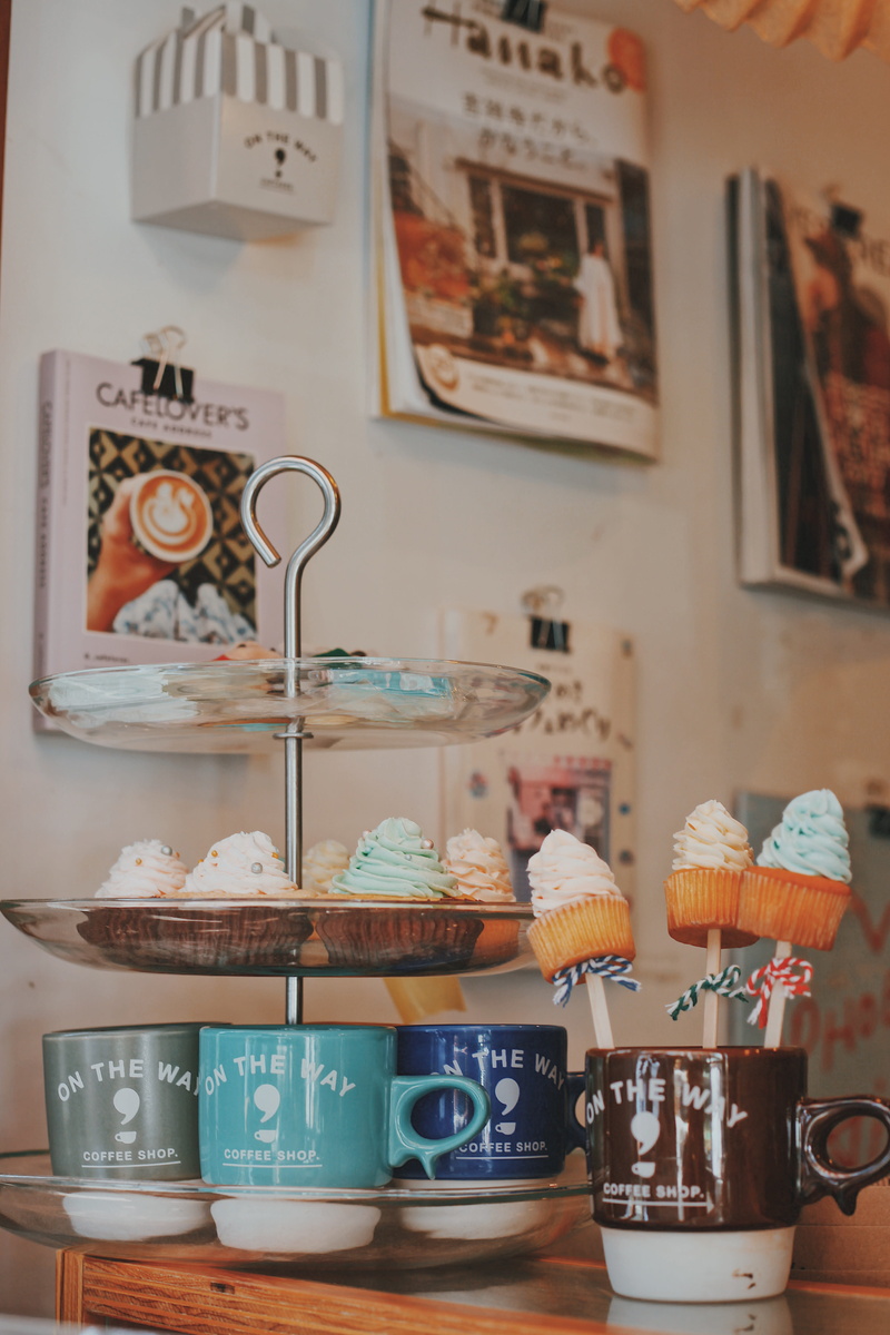 indoors, aftershave, retail, large group of objects, text, transportation, food and drink, temptation, indulgence, creme, sweet, dessert, still life, focus on foreground
