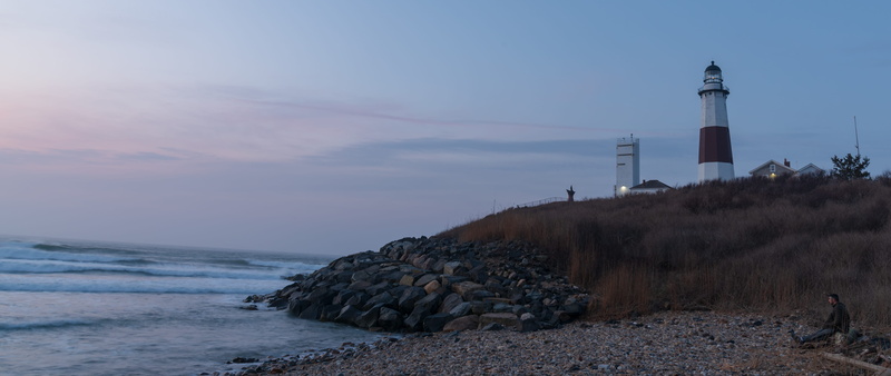 sea, atlantic ocean, landmark, pollution, montauk point, sky, rock - object, rock, montuak, beach, architecture, ocean, cloud - sky, montauk, outdoors
