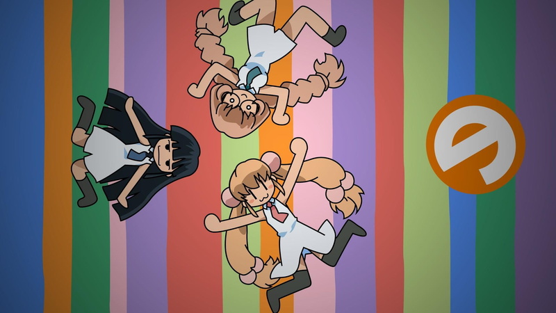 kodomo, 1080P, kodomo no jikan, multi colored, anime, sign, girls, japan, no people, art, nature, creativity, kids, rainbaw, hd, communication, child