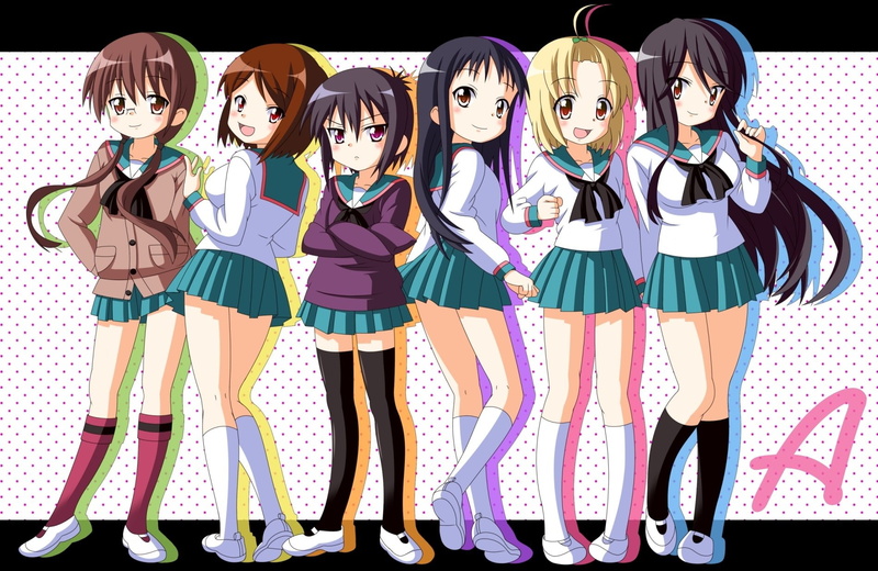 Yuuko Nishi, Nagisa Tennouji, 720P, Anime, Miho Noyama, Run Momoki, Tooru Ichii, Yutaka Imai, A Channel
