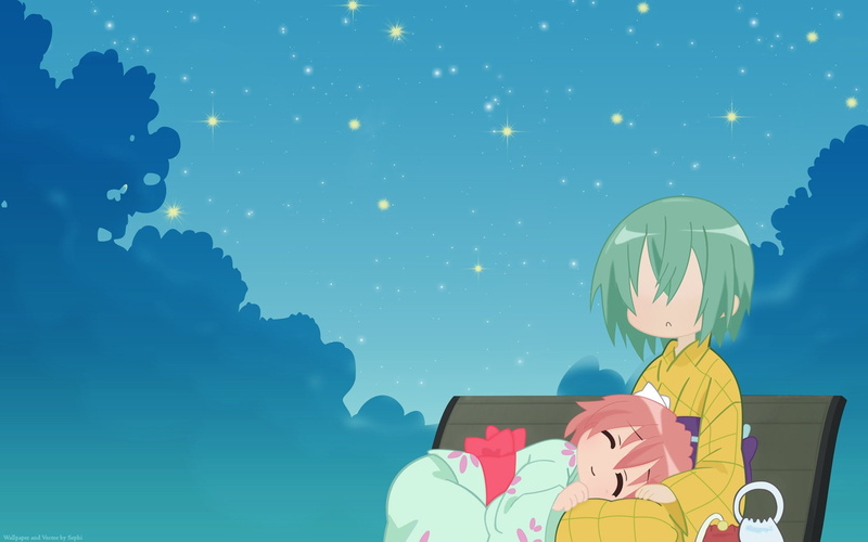 yutaka, clothes, japanese, kobayakawa, iwasaki, minami, 720P, star, lucky