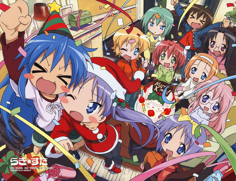 konata, kobayakawa, tamura, tsukasa, ayano, minami, martin, iwasaki, miyuki, kagami, hiyori, misao, izumi, lucky, yutaka, patricia, takara, star, 4K, kusakabe