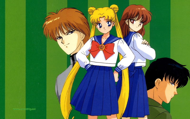 anime, group, sailor, hd, moon, Usagi, Ail, 720P, An, Sailor Moon, art, Mamoru