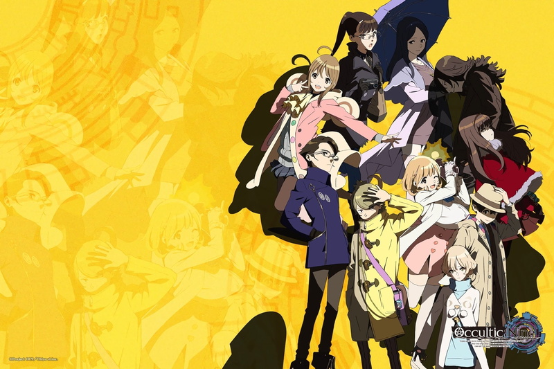 Yuuta Gamon, Aria Kureinaino, Occultic;Nine, Miyuu Aikawa, Shun Moritsuka, Kiryuu Kusakabe, Ririka Nishizono, Touko Sumikaze, Anime, Sarai Hashigami, 1080P