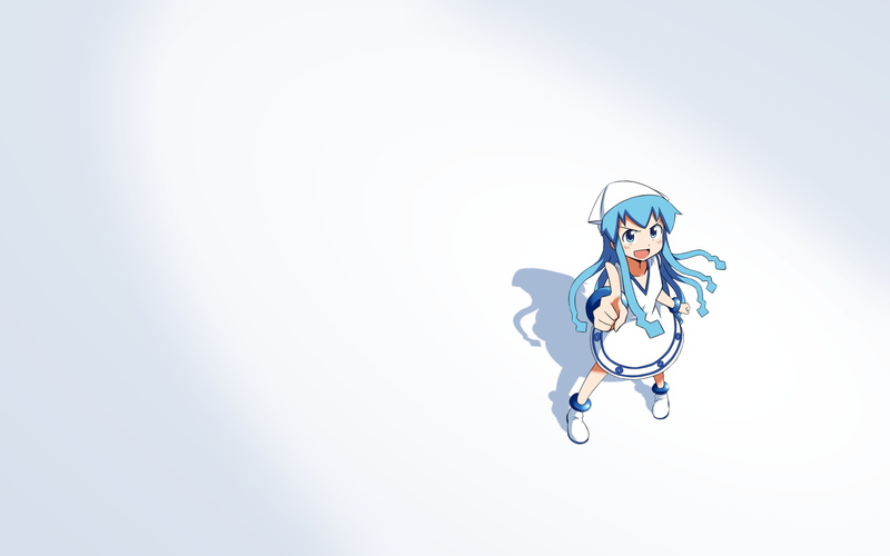 front view, young adult, anime girls, Shinryaku! Ika Musume, copy space, sport, looking at camera, portrait, lifestyles, Ika Musume, young women, nature