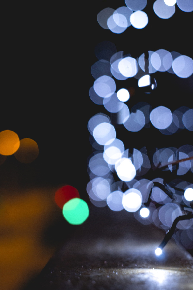 close-up, liepāja, 4K, night, lens flare, christmas lights, glowing, latvia, electric light, electrical equipment, no people, light - natural phenomenon