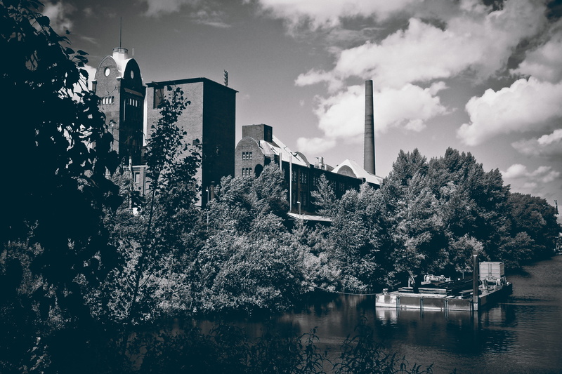 plant, rhine, lost places, city, atmosphere, built structure, 4K, run down, water, river, industrial plant, dilapidated, architecture, house, no people