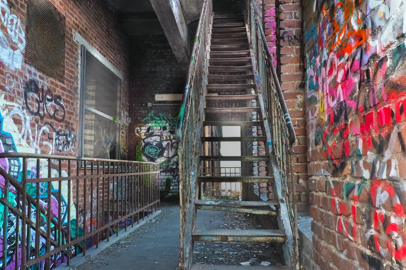 transient, industrial plant, atmosphere, multi colored, dilapidated, wall, lapsed, wall - building feature, destruction, past, ruin, no people, mood, 4K