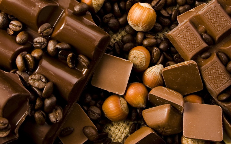 snack, chocolate Truffle, dark, chocolate Candy, close-up, temptation, indoors, ingredient, food And Drink, goodies, nuts, candies, still life, hazelnut