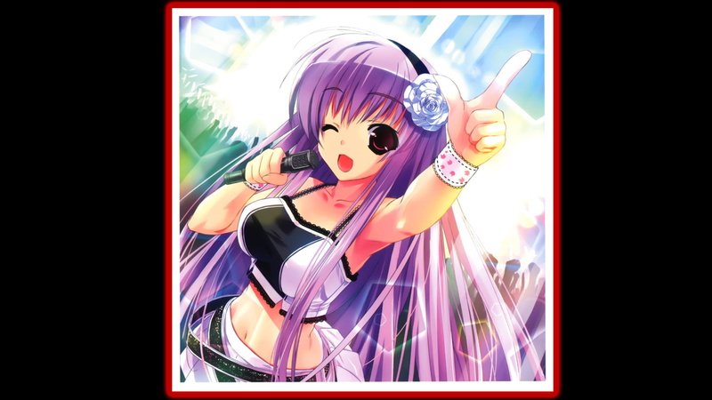auto post production filter, purple, still life, black background, creativity, representation, indoors, multi colored, no people, single object, toy, anime girls