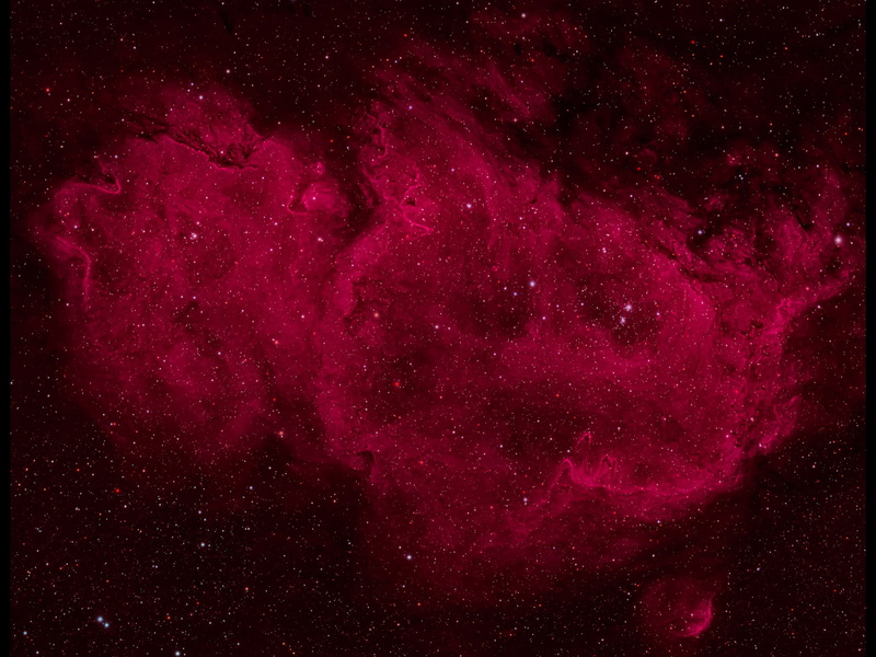 1080P, stars, hd, red, space, nebula