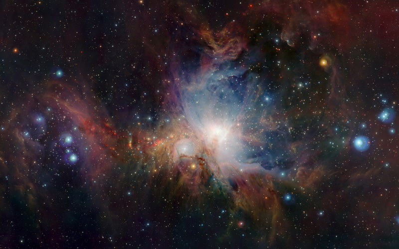 nebula, illustration, astronomy, blue, sky, universe, hd, 2K, nature, orion, star - space, glowing, mystery, no people, beauty in nature, illuminated