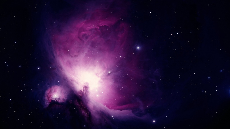 digital art, 2K, galaxy, stars, pink nebula, Space, orion