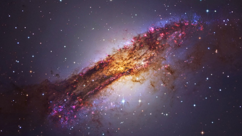 galaxy, NASA, nebula, planet, stars, 1080P, sky, Centaurus A