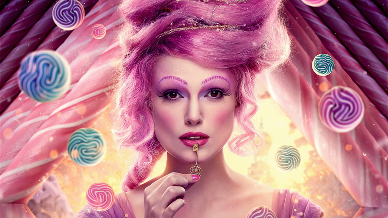 key, poster, beauty, girl, makeup, 2K, The Nutcracker and the four kingdoms, The Nutcracker and the Four Realms, Keira Knightley, fantasy, hairstyle