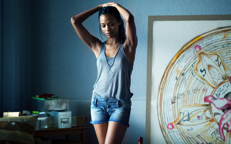 Zoe Saldana, Movie, Colombiana, 1080P