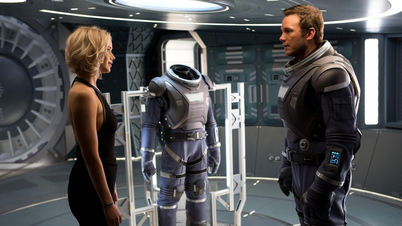 1080P, Passengers, Jennifer Lawrence, Movie, Chris Pratt