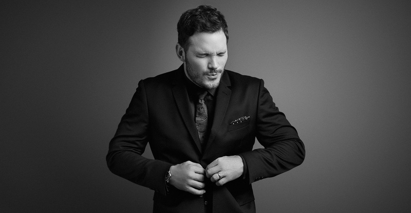 Celebrity, Chris Pratt, Actors, American, 720P, Black and White, Actor