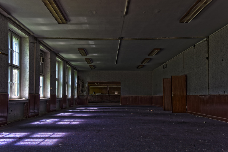 run-down, corridor, lighting, decay, ruined, passage, built structure, weird, window, lapsed, domestic room, dirty, light, ceiling, lighting equipment