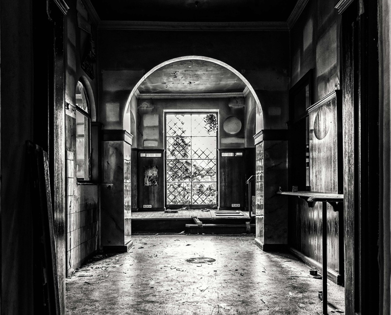 decline, abandoned, history, flooring, corridor, entrance, direction, no people, lost places, old, 4K, built structure, old building, underground, decay