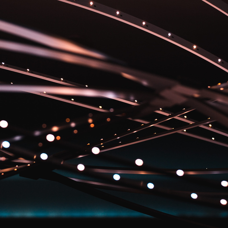 dark, line, 2K, defocused, space, black background, technology, multi colored, illuminated, string, electricity, abstract, fluorescent light, nightlife
