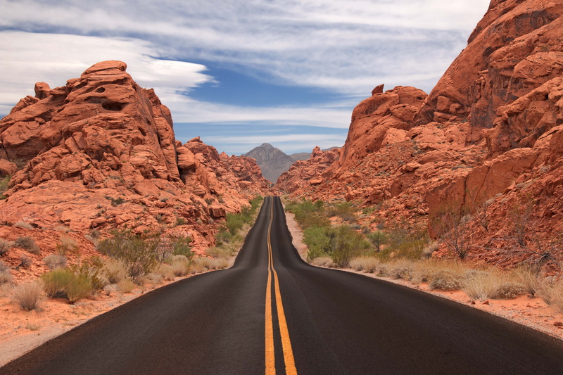 solid, arid climate, geology, beauty in nature, rock, road, eroded, 5K, direction, marking, tranquil scene, sky, landscape, no people, nature, mountain range