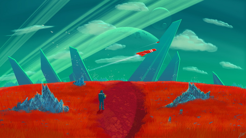 JoeyJazz, 2K, No Mans Sky, science fiction, space art