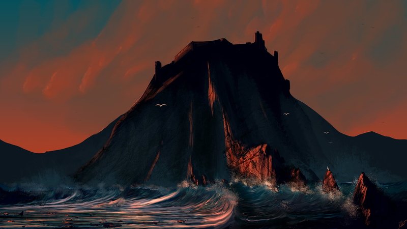 JoeyJazz, 2K, waves, landscape