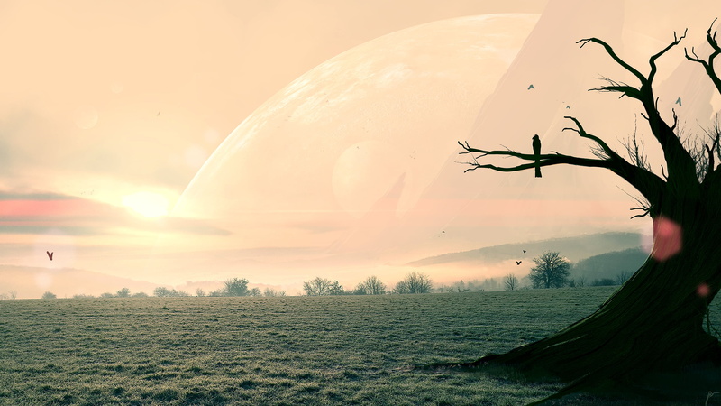 JoeyJazz, space art, 2K, nature