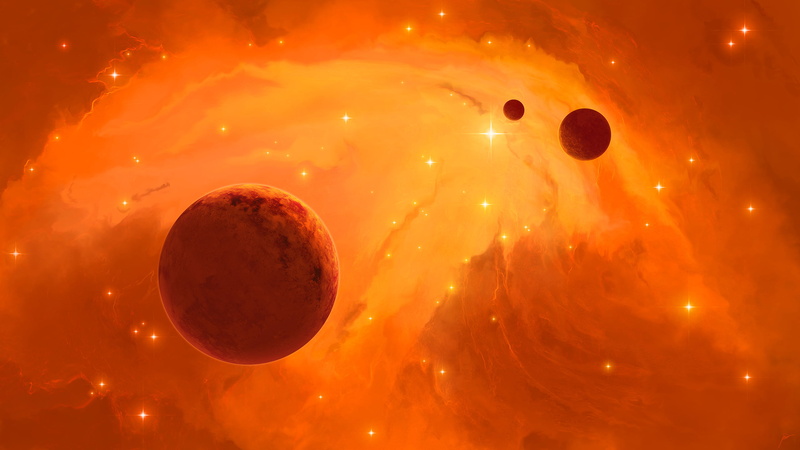 space art, JoeyJazz, 2K, nebula