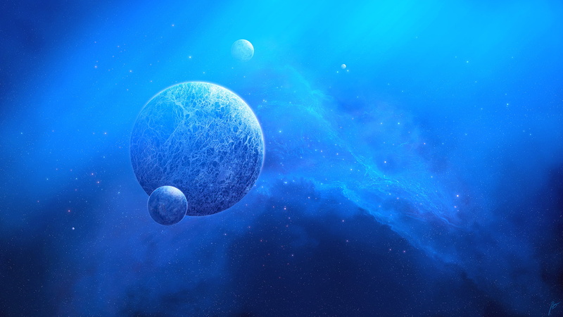 2K, JoeyJazz, space art, planet