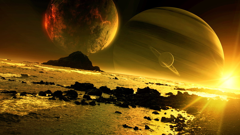 orange Color, sunrise - Dawn, mountain, scenics - nature, summer, planet - Space, sunlight, scenics, satellites, QAuZ, dusk, sun, light - Natural Phenomenon