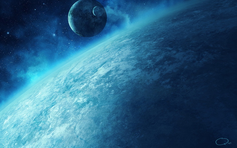 satellite view, beauty in nature, moon, planet, star - space, astronomy, sphere, 1080P, space art, scenics - nature, space and astronomy, blue, QAuZ, sea