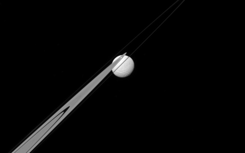 still life, no people, cut out, black background, Saturn, Tethys, low angle view, table, copy space, NASA, ball, activity, sphere, sport, space, close-up