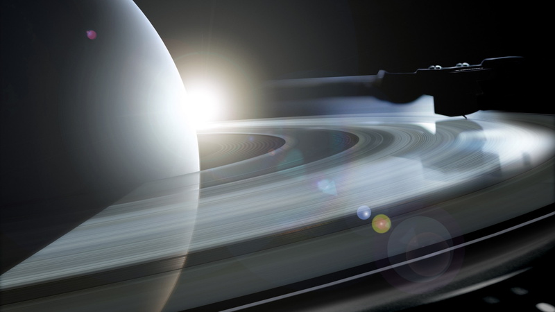 stars, rings, 2K, outer, saturn, vinyl, planets, space, sunlight
