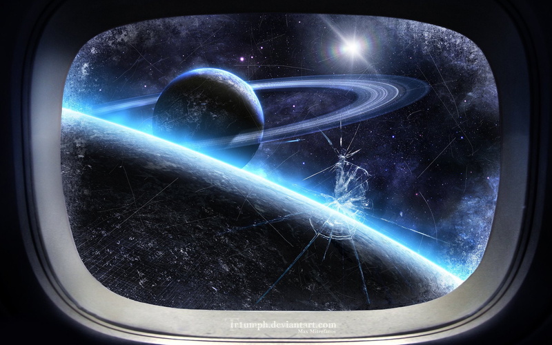 Planetary Ring, Planet, Sci Fi, Window, Spaceship, Planets, Saturn, 1080P, Hand, Space