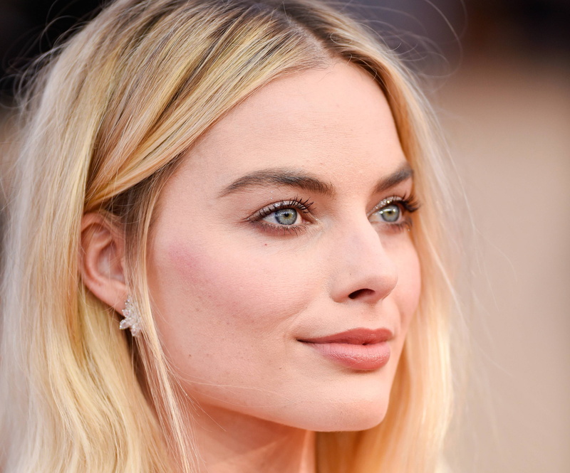 Actress, Margot Robbie, Face, Australian, Close-Up, Actresses, Blonde, 2K