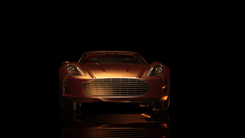 surrounded, 5K, aston, cut out, car, equipment, car, gray, indoors, no people, copy space, close-up, black background, technology