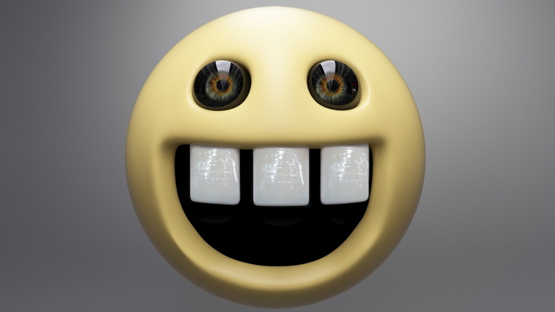humor, Emoticons, 3d, Awesome Face, 2K