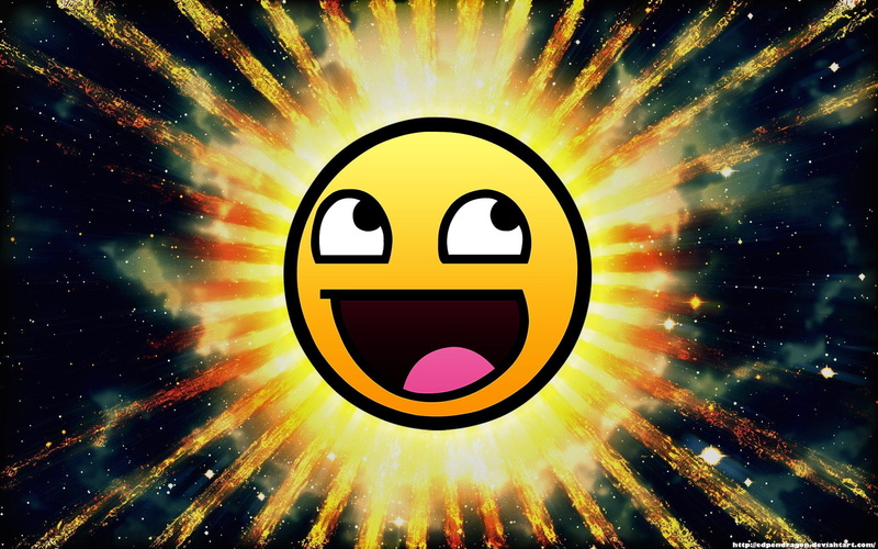 Emoticons, Memes, Awesome Face, 1080P