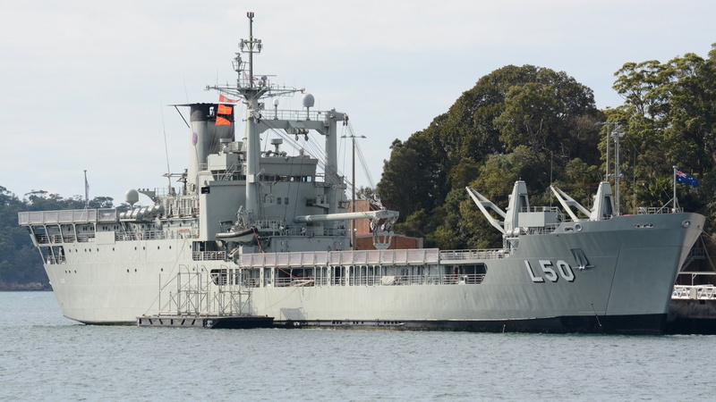 Military, Navy, Australia, HMAS Tobruk (L50), Boat, 1080P, Landing Ship, HMAS Tobruk (L 50)